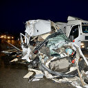 Bursasporlu taraftarları taşıyan minibüs kaza yaptı: 17 yaralı