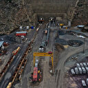Türkiye'nin en uzun tren tünelinde, ışığın görülmesine 600 metre kaldı