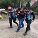 Yol kesip evrak kontrolü yapan taksici gözaltına alındı