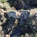 Define avcıları 1600 yıllık tarihi su kemerini dinamitle yıktı