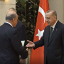 Külliye'de 'koronavirüs' hassasiyeti: Cumhurbaşkanı Erdoğan, Ribo ile tokalaşmadı