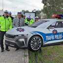 Yerli ve milli otomobilin maket polis arabası yapıldı: Görenler şaşkına döndü