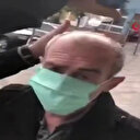 Yaşlı vatandaşa zorla maske taktılar