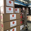 Sağlık malzemelerini taşıyan TSK'ye ait uçak İspanya'ya iniş yaptı