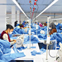 Tekstil fabrikasında antibakteriyel tulum üretimi