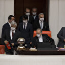 TBMM'de maskeli oturum