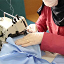 Yetim anneleri maske üretiyor