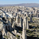 Turist çeken Kapadokya boş kaldı: Havadan görüntülendi