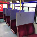 Yolcu minibüsünde koronavirüse karşı bölmeli önlem