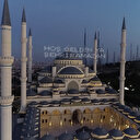 Ramazan'ın ilk gününde Çamlıca Camii havadan görüntülendi