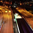 Marmaray’dan iki kıta arası geçiş yapan yük treni havadan görüntülendi