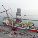 Fatih sondaj gemisi havadan görüntülendi