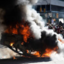 Protestolar kontrolden çıktı: ABD yangın yeri!