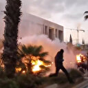 Atina'da binlerce kişi George Floyd için ABD elçiliği önüne yürüdü