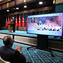 Cumhurbaşkanı Erdoğan Yusufeli Barajı'nın 3 Milyonuncu Beton Dökümü Töreni'ne canlı bağlantıyla katıldı
