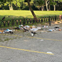 Caddebostan Sahili'nde utandıran manzara