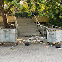 Caddebostan Sahili'nde utandıran manzara: Çöplerini bırakıp gitmişler