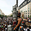 Washington DC'de binlerce kişilik Floyd protestosu