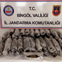 Bingöl'de mağaraya gizlenen 50 kilo esrar bulundu