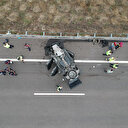 Alişan kaza yaptı: Cip 30 metre sürüklendi