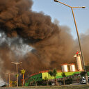Adana'da nişasta fabrikasında yangın: Gökyüzünü dumanlar kapladı