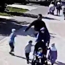 Irkçı adam, Müslüman anneyi çocuklarının gözü önünde öldüresiye dövdü: İnsan utandıran kalleş saldırısı kamerada