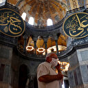 Danıştay'ın kararı beklenirken Ayasofya'nın içi görüntülendi