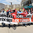 Şırnak teröre karşı tek yürek: Kahrolsun PKK, iş birlikçi HDP