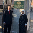 Cumhurbaşkanı Erdoğan ve MHP lideri Bahçeli, Cuma namazı öncesi Ayasofya Camii’nde incelemelerde bulundu