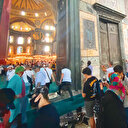 Akın akın Ayasofya: Ayasofya önündeki kalabalık gece gündüz hiç bitmiyor