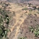 Malatya'da korkutan görüntü: Deprem anında toz bulutu oluştu