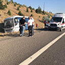 Aselsan personelini taşıyan minibüse yolcu otobüsü çarptı: 1 ölü, 8 yaralı var