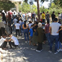 Kayseri'de koronavirüs testi yaptırmak isteyenler uzun kuyruk oluşturdu