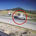 Amasya'daki ölümlü trafik kazası güvenlik kamerasında
