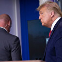 ABD Başkanı Trump yaptığı basın toplantısı sırasında Gizli Servis tarafından apar topar salondan çıkarıldı
