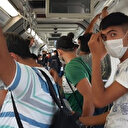 Metrobüslerde dikkat çeken yoğunluk