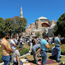Ayasofya-i Kebir Cami-i Şerifi'nde 4'üncü cuma namazı da yoğun katılımla eda edildi