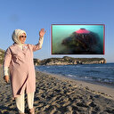 Emine Erdoğan, tedavileri tamamlanan caretta carettaları denize uğurladı