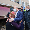 İçişleri Bakanı Süleyman Soylu sel bölgesinde incelemelerde bulundu