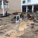 Giresun'da sel ve heyelanlar nedeniyle mahsur kalan vatandaşların kurtarılması için çalışma yürütülüyor