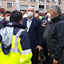 İçişleri Bakanı Soylu Giresun'da sel bölgesinde incelemelerde bulundu