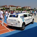 Bursa'daki lise öğrencileri 'Verd-e' isimli elektrikli otomobil yaptı: TOGG'dan ilham aldılar