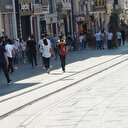 Vaka artışının ardından İstiklal Caddesi’nde maske ve sosyal  mesafe denetimi sıklaştı