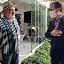 Tuzla Belediye Başkanı Şadi Yazıcı'dan Halil Sezai'nin darp ettiği yaşlı adama ziyaret