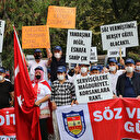 Taksiciler ve servisçiler İBB yönetimini protesto etti: Mağdur esnaf için ne yaptın?