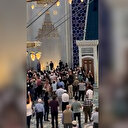Cumhurbaşkanı Erdoğan'ın Çamlıca Camii'ndeki konuşması görüntülendi: Allah'ın ipine sıkıca sarılın