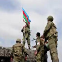 Mübariz İbrahimov'un şehit olduğu bölgeye Azerbaycan bayrağı dikildi