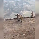 Azerbaycan askerleri Cebrail'in düşman işgalinden kurtuluşunu kutluyor