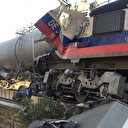 Yozgat'ta 2 yük treni çarpıştı: Kazada makinistler yaralandı