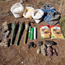 Van'da toprak altından PKK'lı teröristlerin kullandığı roketatar mühimmatı çıktı